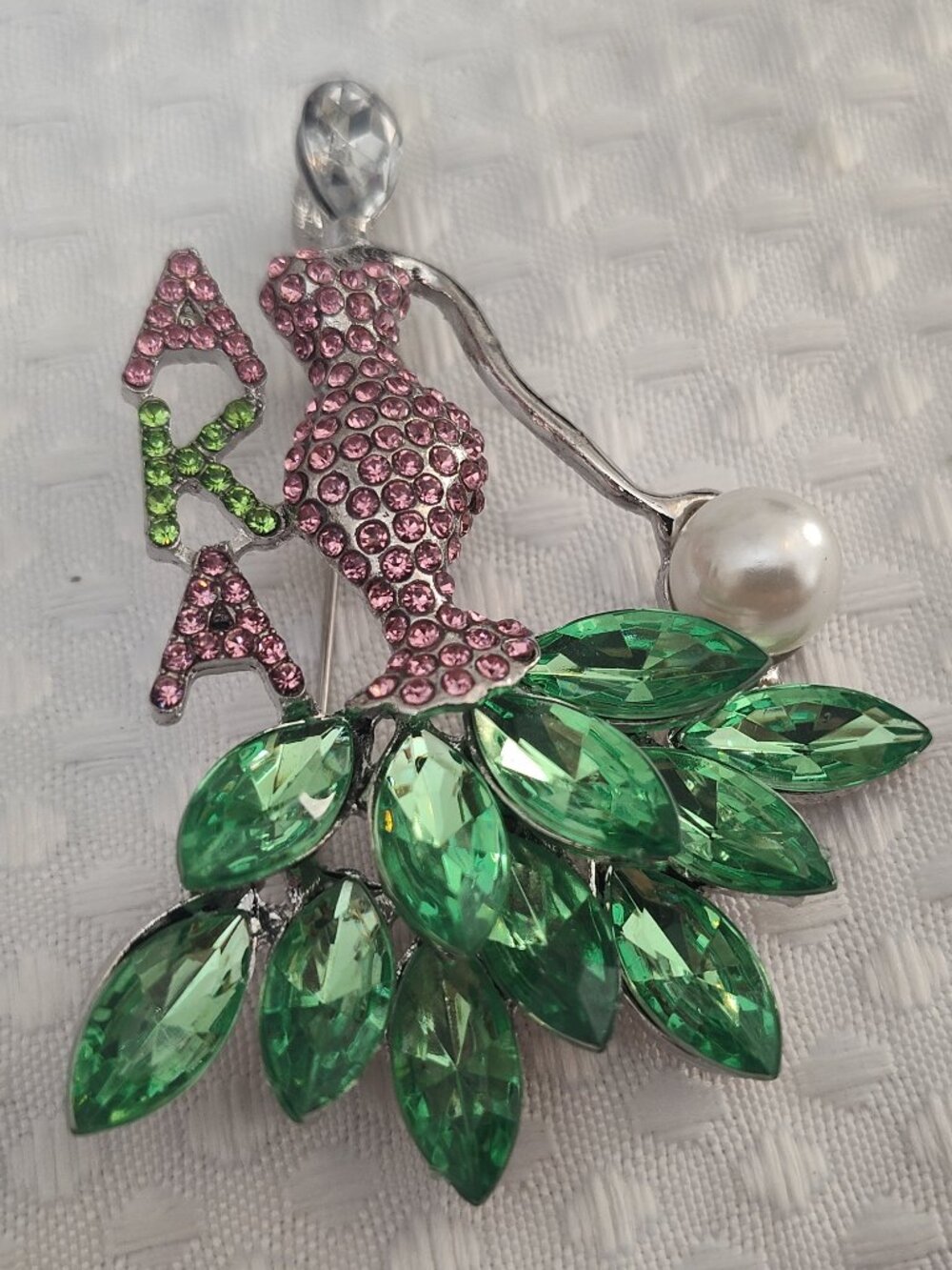 MKISWIN, Sorority Pin, Alpha Kappa Alpha, Brooch Pin